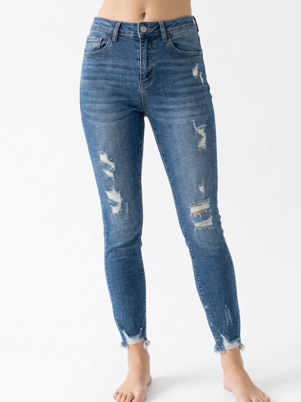👖|•JUDY BLUE•| Straight/Skinny High Rise Jeans Size 9/29👖
